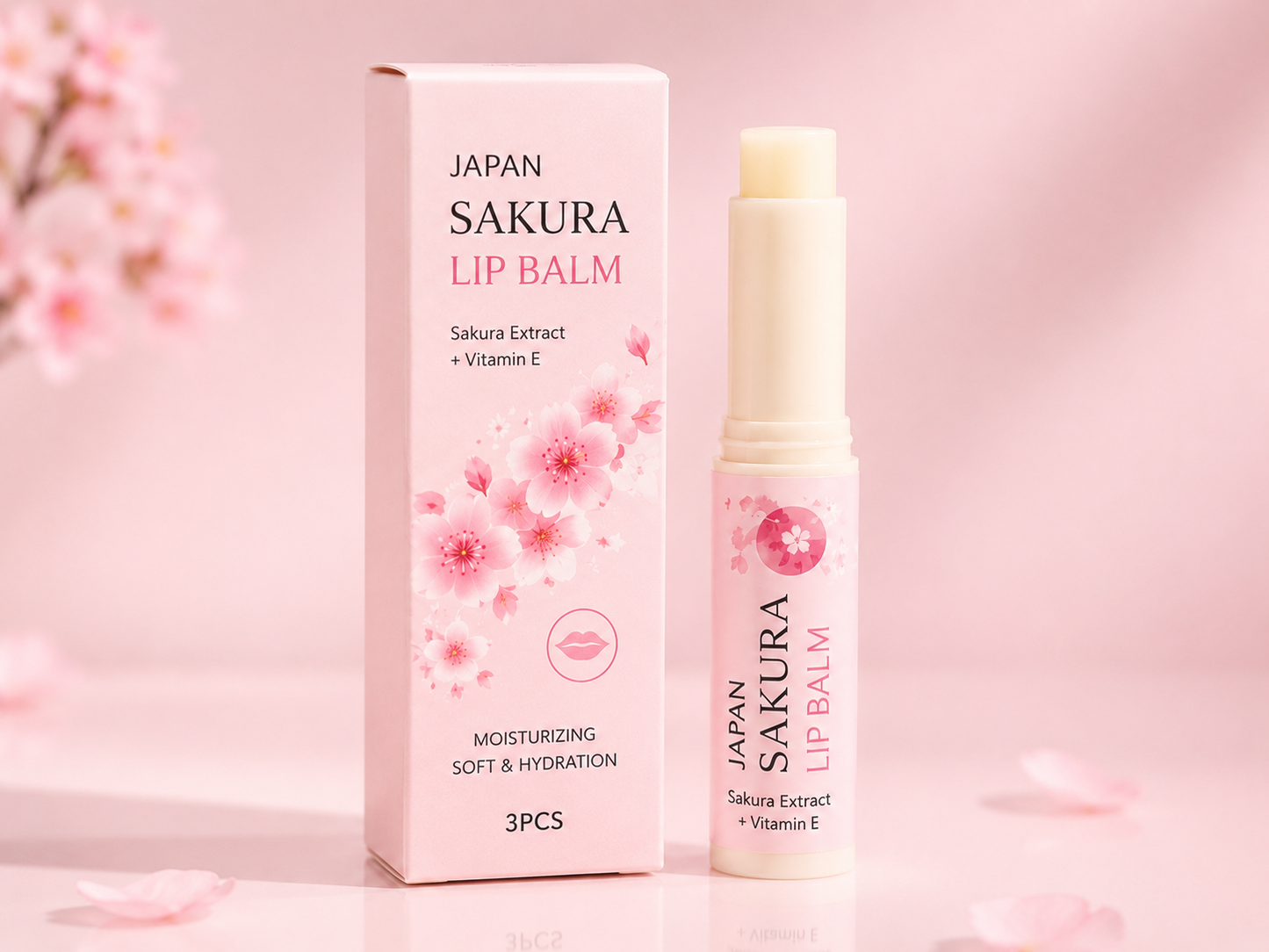 GlowGarden™ Japan Sakura Glow Lip Balm