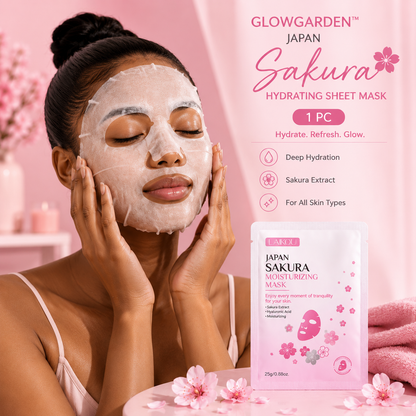 Glowgarden™ Japan Sakura Hydrating Sheet Mask - 1PC