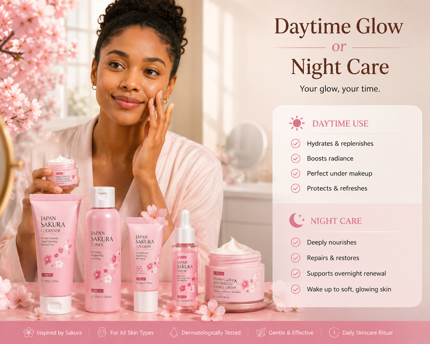 Glowgarden™ Sakura Blossom Radiance Set (6-Piece)